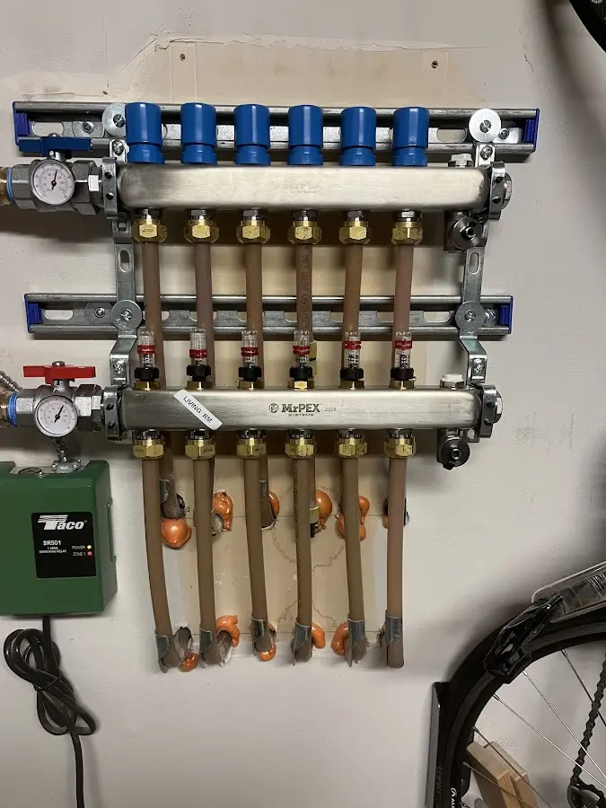 Plumber performing Leak Detection at a residential property in West Des Moines